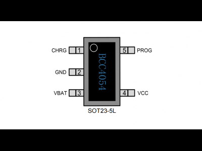 BCC4054 500mA 線性鋰電池充電管理芯片