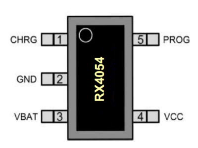 RX4054 500mA 鋰電池充電器芯片